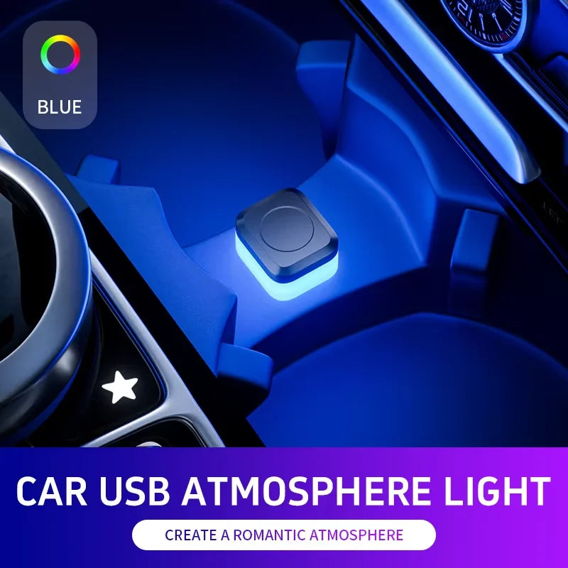 1x Car USB Led Light mood lamp Plug Play Universal LED interior Atmosphere Light Auto Reading Lamp Decorations Decorative Strip